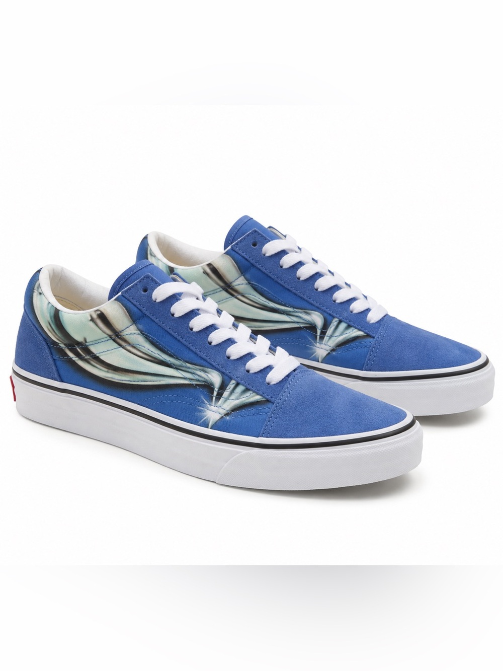 Old Skool Vans Women's Blue Low-Top Lace-Up Sneakers